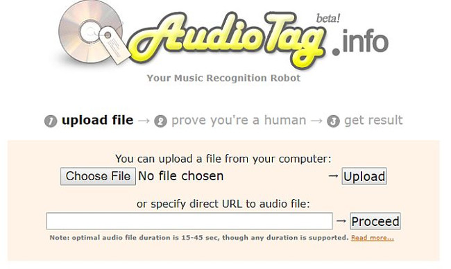 Trang web AudioTag