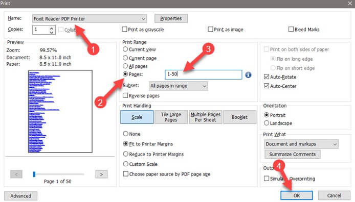 Cách cắt, tách file PDF thành file nhỏ bằng phần mềm Foxit Reader