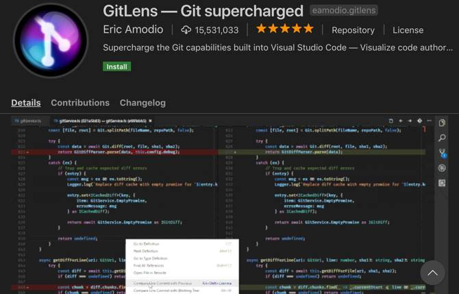 Extension GitLens