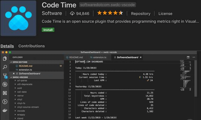 Extension Code Time