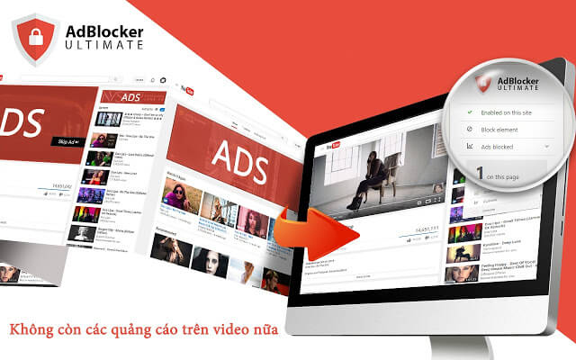 Phần mềm chặn quảng cáo AdBlocker Ultimate