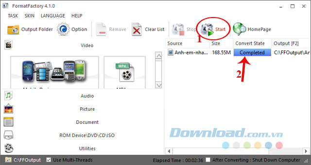 Hướng dẫn cách sử dụng Format Factory