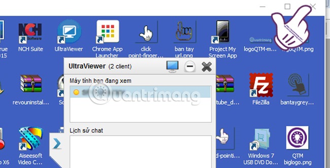 Kết thúc thúc sử dụng phần mềm UltraViewer